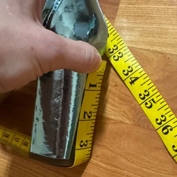 Madden Girl Metallic Blue Block Heel Sandals 9 - Picture 9 of 9